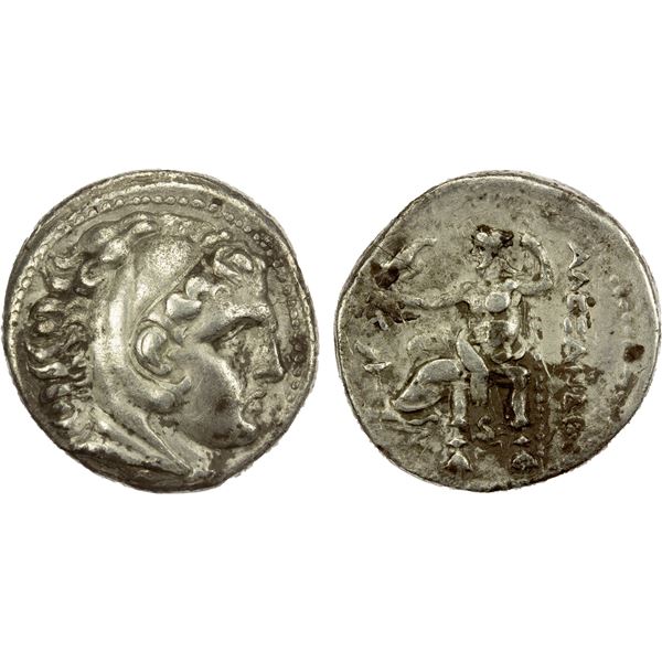 MACEDONIAN KINGDOM: Alexander III 'the Great', 336-323 BC, AR tetradrachm (16.23g), Amphipolis, ca.