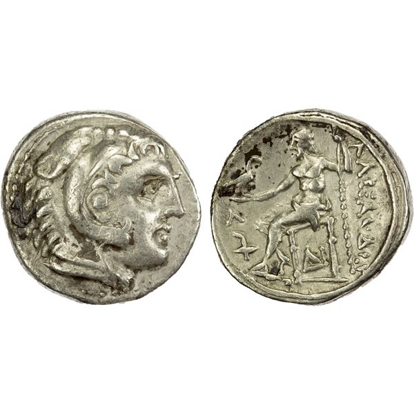 MACEDONIAN KINGDOM: Alexander III 'the Great', 336-323 BC, AR tetradrachm (16.43g), Amphipolis, ca.