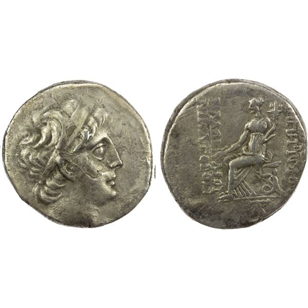 SELEUKID KINGDOM: Demetrios II Nikator, first reign, 146-138 BC, AR tetradrachm (15.54g), Seleukeia