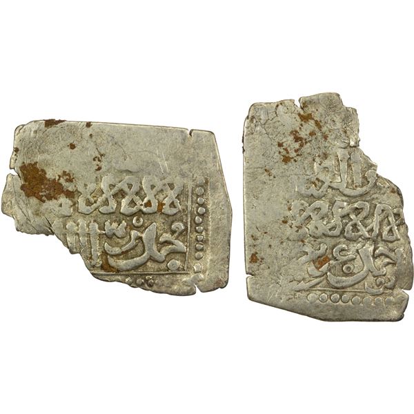 HAFSID: Abu'l-'Abbas Ahmad III, 1542-1569, AR square dirham (1.01g), Tunis, ND, F-VF
