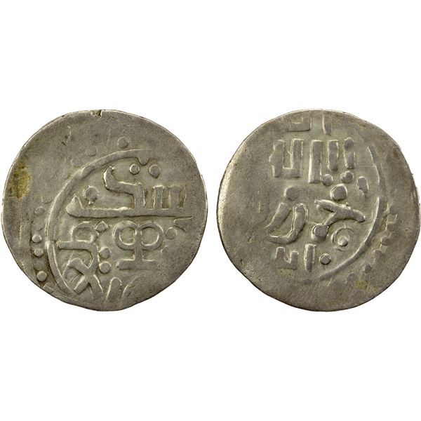 CHAGHATAYID KHANS: Duwa Khan, 1291-1306, AR dirham (1.92g), Tirmidh, ND, VF