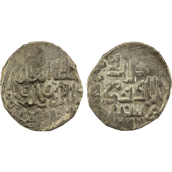 GOLDEN HORDE: Muhammad Bulaq Khan, 1369-1380, AR dirham (1.40g), al-Urdu, AH772, VF