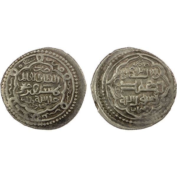 ILKHAN: Taghay Timur, 1336-1353, AR dinar (6 dirhams) (6.40g), Jajerm, AH739, VF-EF