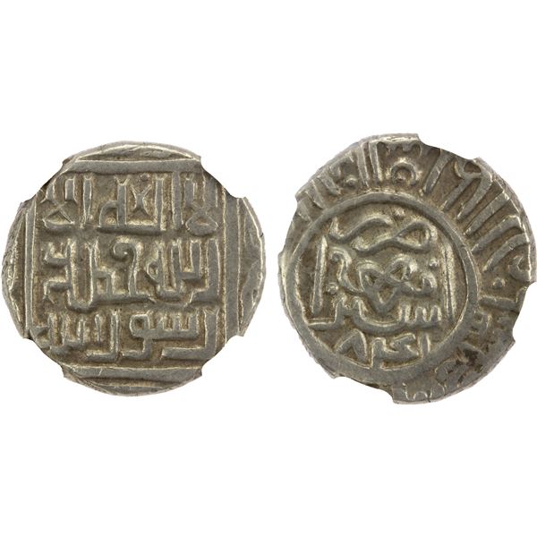 TIMURID: Shahrukh, 1405-1447, AR tanka, Astarabad, AH841, NGC AU55