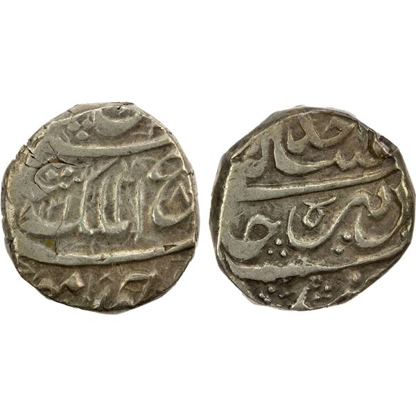 DURRANI: Shah Shuja', 1803-1809/2nd reign, AR rupee (11.02g), Derajat, AH1218 year one (ahad), VF-EF