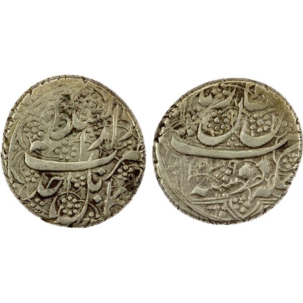 BARAKZAI: Dost Muhammad, 1st reign, 1826-1839, AR rupee, Kabul, AH1239 year one, VF-EF