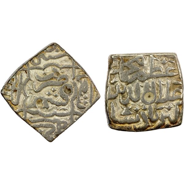 KASHMIR: Akbar (Mughal), 1556-1570, AR sasnu (6.10g), Kashmir, AH959, Fine