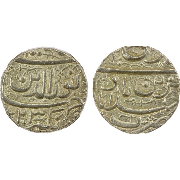 MUGHAL: Jahangir, 1605-1628, AR rupee, Ahmadabad, AH1023 year 9, NGC MS61