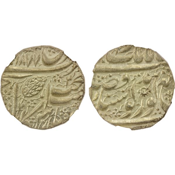 SIKH EMPIRE: AR nanakshahi rupee, Amritsar, VS1877 (1820), NGC AU58