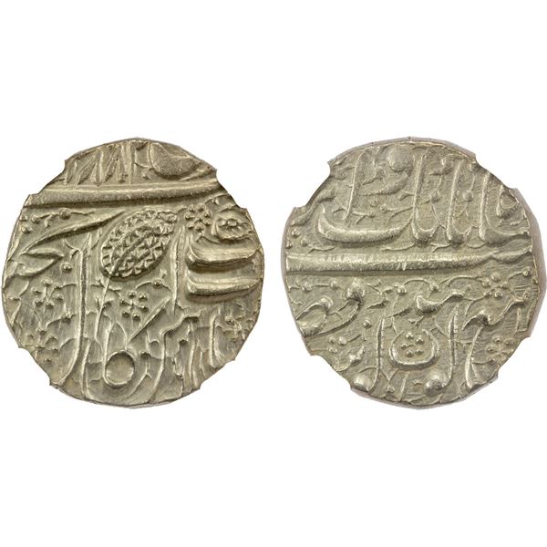 SIKH EMPIRE: AR nanakshahi rupee, Amritsar, VS1882 (1825), NGC AU details
