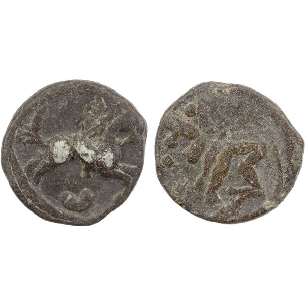 DANISH INDIA: Frederick III, 1648-1670, lead cash (2.36g), Tranquebar, ND, F-VF