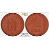 Image 1 : GERMANY: Weimar Republic, porcelain medal, 1921, PCGS MS65