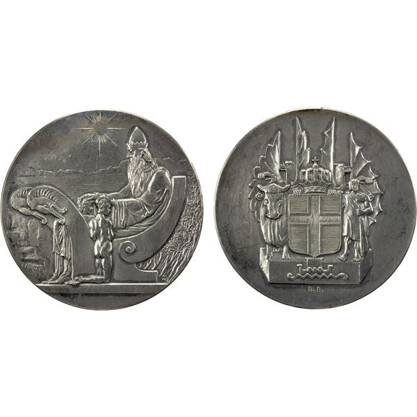 ICELAND: Kingdom, AR 10 kronur, 1930, Unc