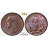 Image 1 : ITALY: Vittorio Emanuel III, 1900-1946, AE centesimi, 1915-R, PCGS MS63 BN