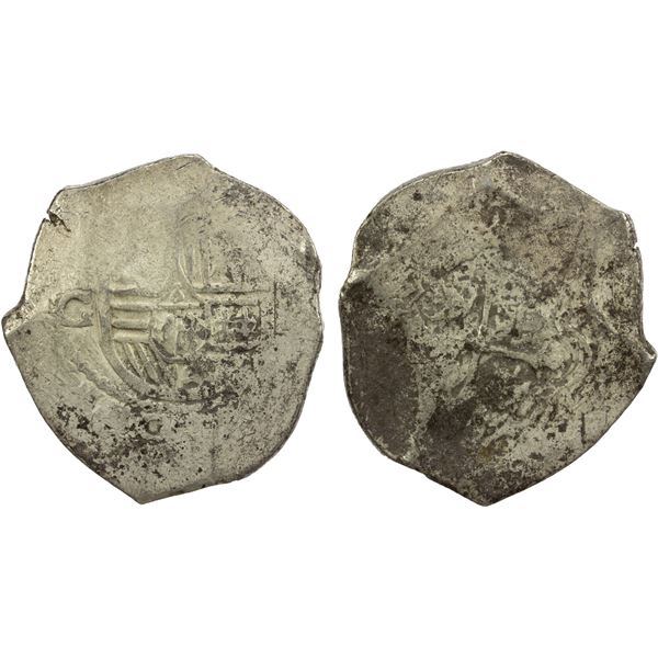 MEXICO: Felipe IV or Carlos II, 1621-1700, AR 8 reales (27.68g), DM (1666-77)-Mo, F-VF