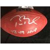 Image 1 : TOM BRADY SIGNED AND INSCRIBED SB 49 MVP SUPERBOWL FOOTBALL (FANATICS COA)