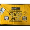 Image 1 : SIDNEY CROSBY SIGNED TERRIBLE TOWEL WINTER CLASSIC (PRO CERT COA)