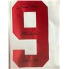 Image 2 : GORDIE HOWE DUAL SIGNED AND MULTI INSCRIBED DETROIT RED WINGS CCM JERSEY (GCG HOLO)