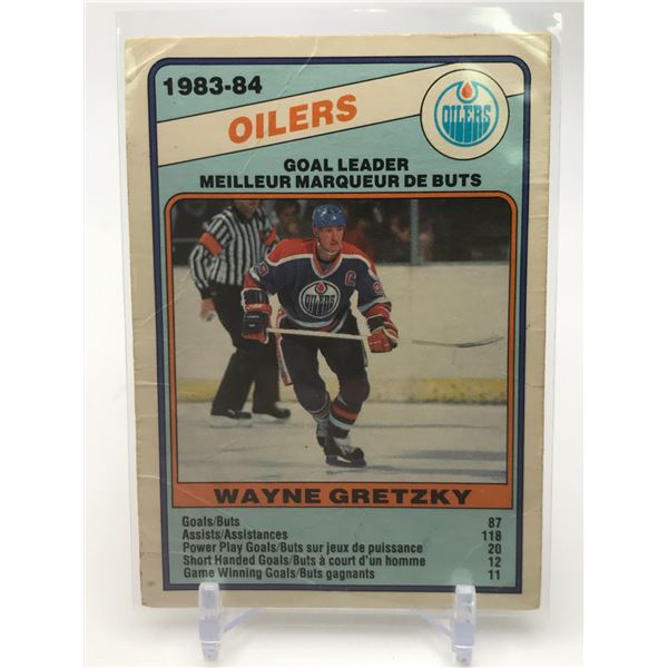 1985 O PEE CHEE WAYNE GRETZKY TRADING CARD