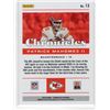 Image 2 : Patrick Mahomes 2022 Panini Chronicles Patrick Mahomes Card #13.