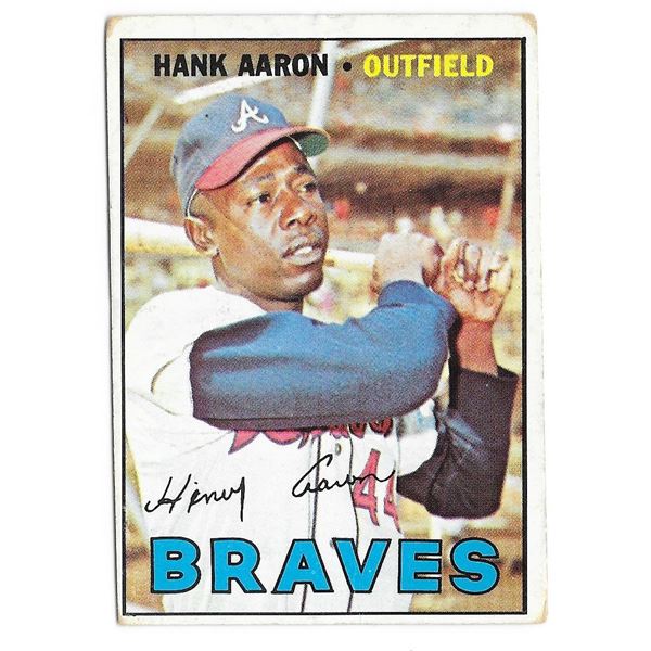 Hank Aaron 1967 Topps Card #250