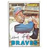 Image 1 : Hank Aaron 1967 Topps Card #250