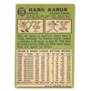 Image 2 : Hank Aaron 1967 Topps Card #250