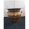 Image 1 : Decorative Pot With Smoked Glass Top