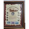 Image 3 : Framed Coin and Stamp Collections