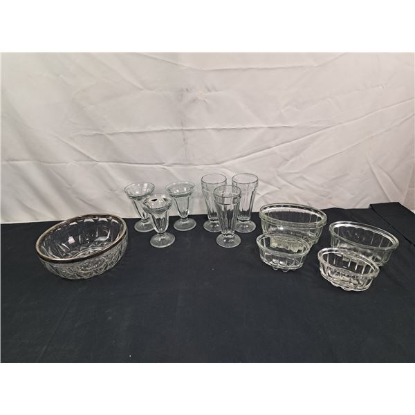 Assorted Glass Serving Dishes