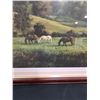 Image 2 : Framed Horse Print "Lazy Afternoon". Artist - Lanford Monroe