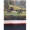 Image 2 : Framed Horse Print "Lazy Afternoon". Artist - Lanford Monroe