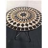 Image 1 : Mosaic Table with Metal Legs