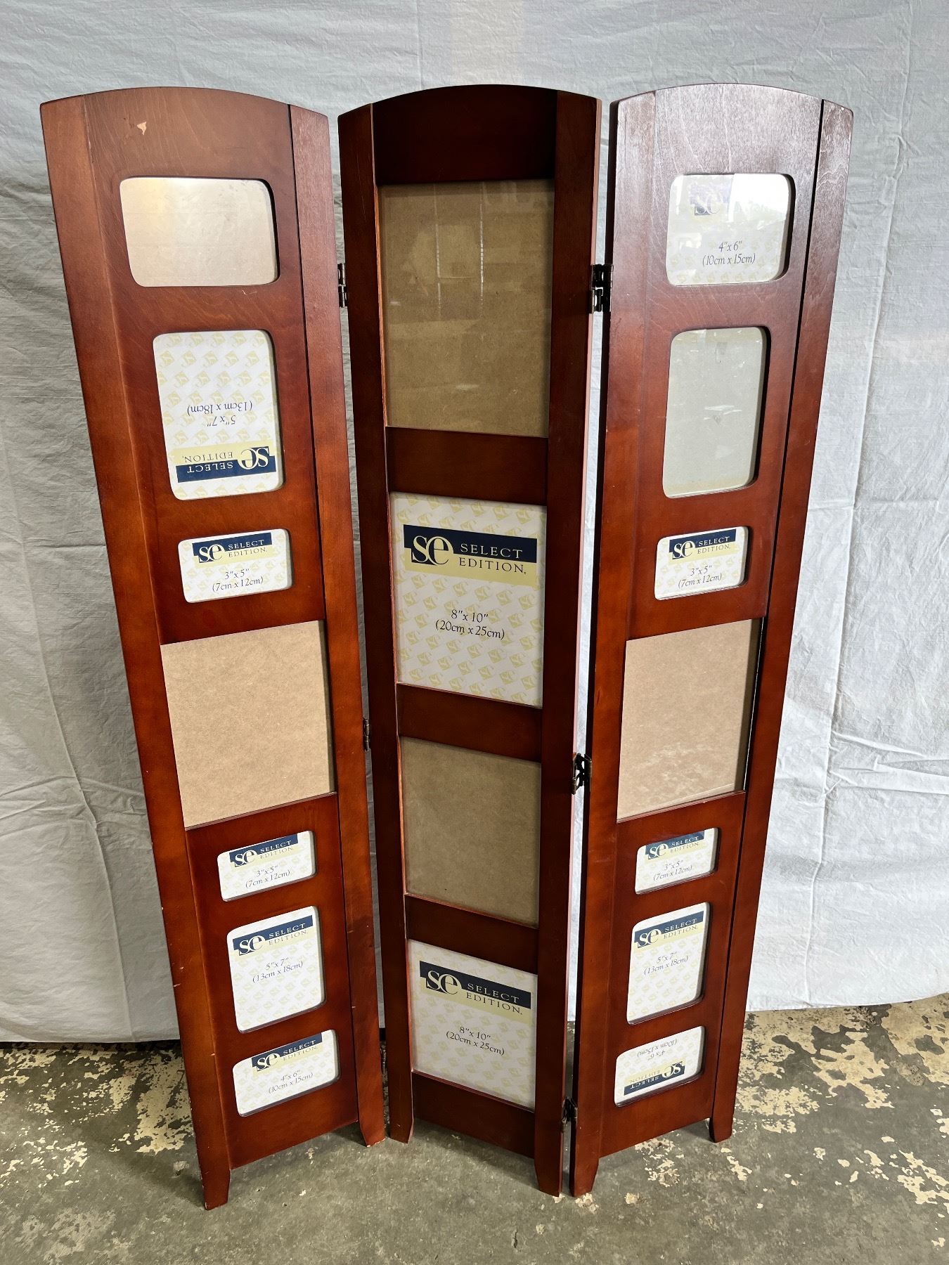 3 Panel Picture Frame Room Divider - Sunrise Estate Services Ltd