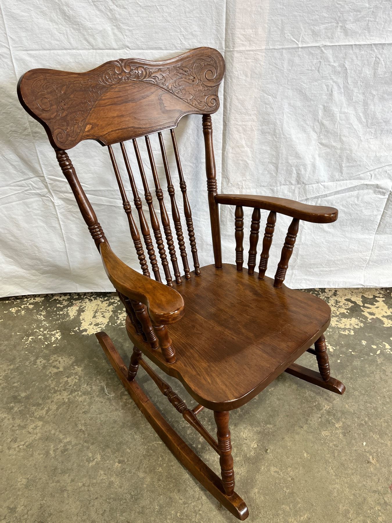 Wooden Rocking Chair - Sunrise Estate Services Ltd