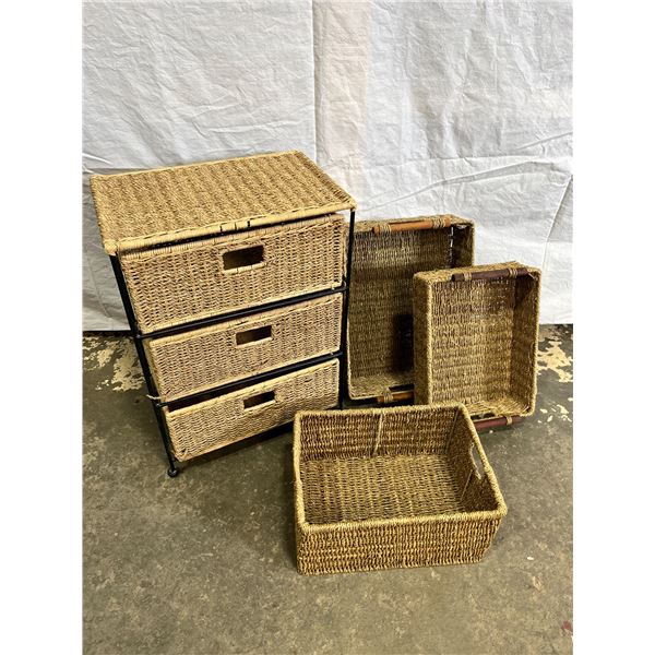 Wicker Storage Lot