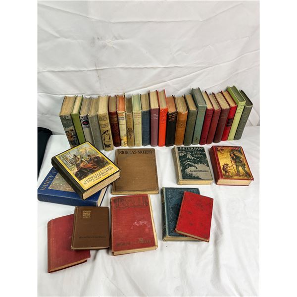 Antique book lot