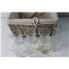 Image 3 : Wicker Basket, Glass Cups, Candle Stick Holders, Glass Juicer