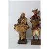 Image 3 : (2) Folk Art Paper Mache Figures