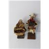 Image 4 : (2) Folk Art Paper Mache Figures