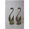 Image 2 : (2) Vintage Swan Figurines