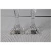 Image 2 : Pair of Mikasa Slovenia Crystal Candle Holders