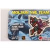 Image 2 : 1998 NHL Phoenix Coyotes Molson Team Embroidered Crest - Sealed