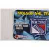 Image 2 : 1998 NHL New York Rangers Molson Team Embroidered Crest - Sealed
