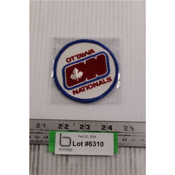 Ottawa Nationals 1970s WHA Embroidered Crest 3 Bodnarus Auctioneering Ottawa Nationals 1970s WHA Embroidered Crest 3 Bodnarus Auctioneering