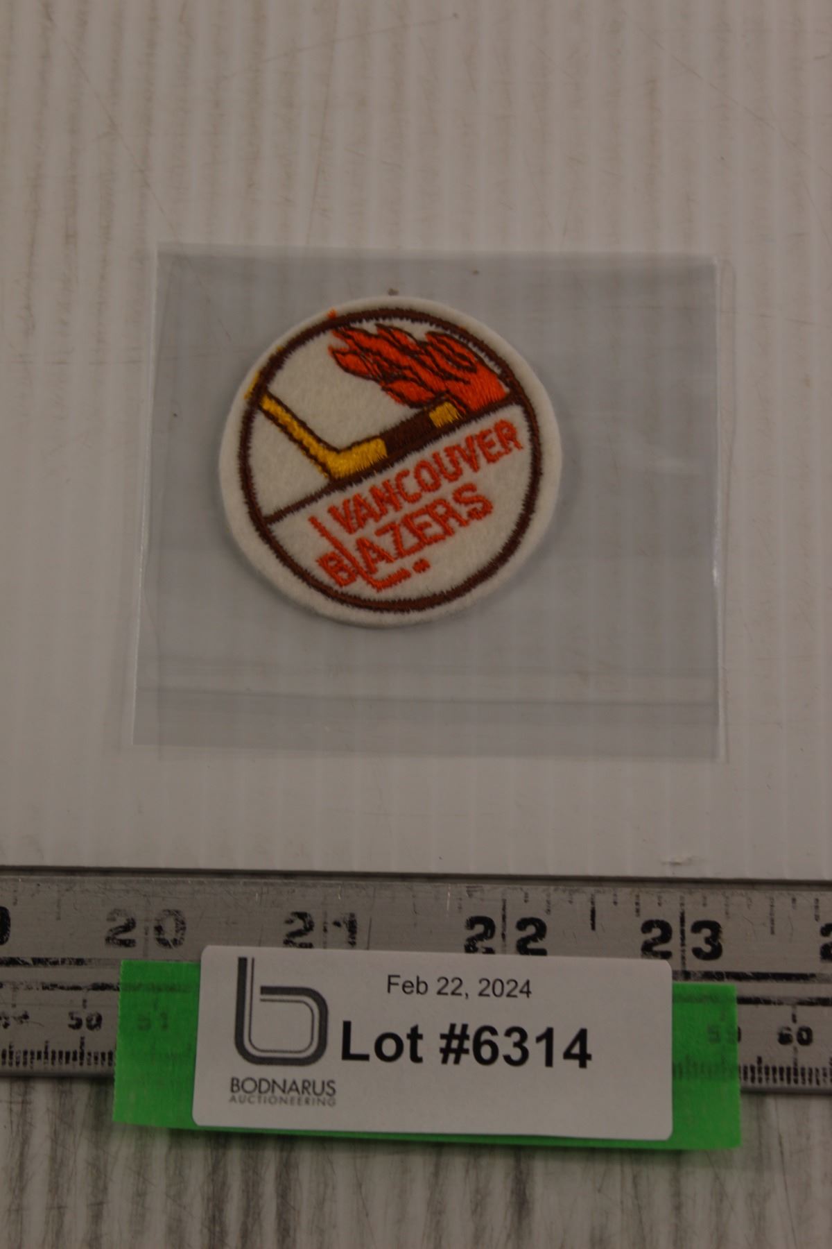 Vancouver Blazers 1970s WHA Embroidered Crest 2 Bodnarus Auctioneering Vancouver Blazers 1970s WHA Embroidered Crest 2 Bodnarus Auctioneering