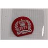 Image 3 : (2) 1977 Queen Elizabeth's Silver Jubilee Embroidered Crests