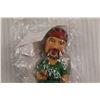 Image 2 : Bobby Jurasin #71 Saskatchewan Roughriders Bobblehead - 4", Sealed