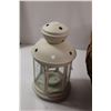 Image 3 : Wicker Basket, (4) Lanterns, Misc.