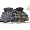 Image 1 : *Gap Fit size XS Hooded (removable) Vest, Lord & Taylor Hooded Plaid Jacket (size XS)